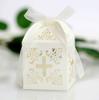 Venta Directa Boda Láser Hueco Caja de Dulces de Boda Caja de Azúcar de Boda Caja de Cinta Flor Cruz Blanca Zhejiang Punto Transfronterizo