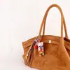 Pingente de Bolsa Porquinho de Feltro de Lã Nepalesa Chaveiro de Carro Tecido à Mão Presente para Casal Pingente de Bolsa Atacado