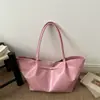 Bolsa Tote de Design Exclusivo de Alta Qualidade, Bolsa Cesta Estilo Coreano Ins, Bolsa de Ombro Retro Versátil e Estilosa