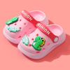 Crocs para Niños Ligeramente Personalizadas, Pantuflas Baotou para Niños y Niñas, Antideslizantes Ligeras de Suela Blanda para Casa Exterior Playa Sandalias y Pantuflas