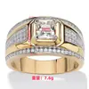 Ins Celebridad de Internet Mismo Estilo Escuadra Anillo de Diamante Moussaint Moda Sentido de Alta Gama Exquisito Versátil Regalo de Vacaciones Anillo de Diamante