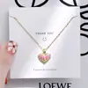 Colar de Borboleta para Mulheres, Aço Titânio, Não Desbota, Versátil, Corrente de Clavícula em Formato de Coração, Acessório de Corrente para Pescoço Simples e Fashion, Luxo Leve