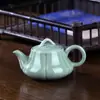 Tetera Horno Ru Cerámica Agrietada Precio Especial Tetera Xishi Tetera Individual Modelo Popular Juego de Té Horno Ge Venta Directa Fábrica Dehua