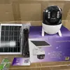 Câmera de Vigilância Solar Transfronteiriça 4G Externa Visão Noturna Ultra Clara Monitor Remoto por Celular Sem Fio