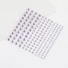 Acessórios faciais de pérola e strass, adesivos de strass para apoio em shows, maquiagem de noiva para palco, maquiagem para os olhos, adesivos faciais de strass, strass para nail art