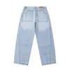 Yidao Vintage 2026 Primavera Nuevos Jeans Rasgados Sueltos Estilo Americano para Hombre de Pierna Recta Versátiles Casuales Largos