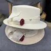 Gorro de Lana Retro Otoño e Invierno, Gorro de Lana de Moda Estilo Commuter, Sombrero de Fieltro Cálido Exquisito con Lazo Estilo Británico