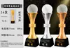 Troféu de Cristal Personalizado de Basquete para Jogos Esportivos de Alunos Escolares, Medalhas de Campeão e Vice-Campeão de Streetball FMVP
