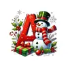 Novo Carro Pendurado Árvore de Natal Plana Transfronteiriça Feriado Carta de Natal 26 Pingente Decorativo Decoração de Boneco de Neve Acrílico