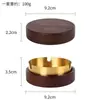 Nuevo cenicero de madera maciza estilo chino con tapa para el hogar, sala de estar, oficina, cenicero de madera creativo de lujo ligero con tapa para evitar que las cenizas vuelen