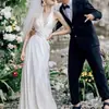 Vestido de Novia Ligero, Estilo Bosque, Sencillo Nuevo Modelo 2026, Cuello Halter, Espalda Descubierta, Fotografía de Viaje, Vestido para Salir, Cola Pequeña Sexy, Vestido de Recepción