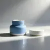 Pote Plástico Personalizado de 50g com Boca Larga para Creme com Tampa Simples de Rosca, Recipiente para Embalagem de Skincare, Frasco Dosador para Cosméticos