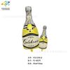 Globo de película de aluminio con forma de botella de champán para Año Nuevo, decoración para bar, fiesta y copa de vino, globo de papel de aluminio.