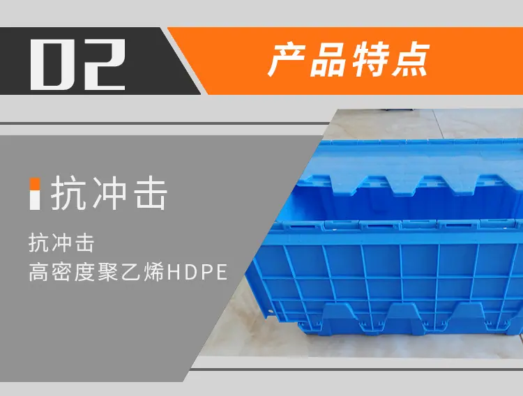 蓝色物流箱,带盖物流箱,周转箱,塑料卡板箱