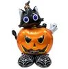 Nuevo globo de calabaza de Halloween 4D columna de globos tridimensional decoración base de globo de película de aluminio puede pararse