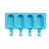 Molde de sorvete molde de sorvete grau alimentício silicone picolé picolé crianças casa palito de cubo de gelo palito de queijo caseiro