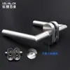 Fechadura de maçaneta de porta com moldura de aço inoxidável 304 personalizada, fechadura de porta de correr com moldura estreita, fechadura dividida para porta de perfil, porta interna, porta de madeira
