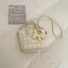 Bolso Cubo Versátil de Cuadros Estilo Nuevo 2026 Transfronterizo para Mujer, Bolso de Hombro Cruzado Casual Elegante para Viajar