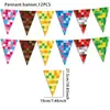 Nuevos Suministros para Fiesta Temática Estilo Pixel Decoración de Cumpleaños Arreglo de Fiesta Accesorios Platos de Papel Vasos de Papel Mantel Servilletas de Papel