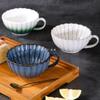 Taza de Café Nórdica Taza Vintage Cerámica Leche de Avena Taza para Desayuno Estilo Europeo Pequeño Lujo Taza para Agua de Oficina