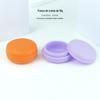 Caixa de Plástico PP Redonda Pequena Cor Macaron 5G10G Caixa de Embalagem para Esmalte, Frasco de Cola, Pote de Creme Facial, Batom, Loção