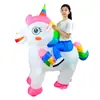 Disfraz Inflable de Unicornio Transfronterizo para Adultos, Monta de Fiesta, Actividades de Parque de Diversiones, Desfile, Disfraz para Foto