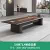 Mesa de conferencias grande, escritorio de oficina moderno y sencillo, mesa larga, mesa y silla de oficina, combinación de mesa y silla de sala de conferencias de alta gama