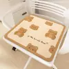 Cojín de Felpa Imitación Cachemir Dibujos Animados Dormitorio de Estudiantes Oficina Taburete Sedentario Cojín para el Trasero Lindo Resistente a Manchas Fácil Cuidado Antideslizante Cojín para Flatulencias