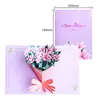 Día de San Valentín Tarjeta de Felicitación 3D Escultura de Papel Regalo Creativo Mensaje de Bendición Tarjeta Festiva Personalizable Fábrica de Tarjetas Personalización