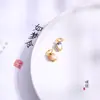 Colgante Tulipán de Arena de Vietnam Método Antiguo Pulsera de Goteo de Aceite Collar para Mujer Zhengzongjiu Flores de Cuentas