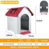 Jaula para perro Casa para perro golden retriever casa para perro plástico removible y lavable Villa para mascotas Cuatro Estaciones jaula para perro casa para perro grande Exterior