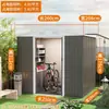 Galpão de Armazenamento de Ferramentas para Jardim Externo, Área de Serviço Externa, Casa Modular para Telhado, Casa Móvel Destacável, Fácil de Montar