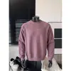 Top de algodón compuesto de seda de leche Disan nuevo para otoño 2026 talla grande, estilo pareja, camiseta básica de manga larga moderna y única