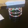 Exportação Ao Vivo Dupla Camada Strass Zircônia Pulseira Nova Transfronteiriça Ins Noiva Ajustável Cristal Aberto Pulseira Pulseira