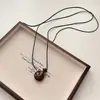 Nuevo Collar de Botella de Perfumería de Metal Sólido Diseño de Nicho Femenino Cadena Sencilla de Suéter de Gama Alta Accesorios de Cadena de Suéter