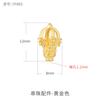 Plata de Ley S925 Estilo Retro Tibetano Wen Jugar Vajra Mazo Discípulo Cuentas Accesorios Pulsera de Cuentas Tejida a Mano Accesorios de Acabado