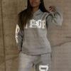 AliExpress comercio exterior Europa y Estados Unidos retro hacer viejo estilo sudadera personalidad estampado de letras suéter para hombre y mujer pantalones al por mayor