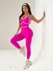 Nuevo Mono de Ropa Deportiva para Yoga de Amazon, Mono de Una Pieza con Contraste de Color Europeo y Americano, Conjunto de Pantalones de Yoga, Ropa de Fitness para Mujer