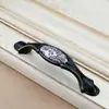 Manijas de Cristal Clásicas Estilo Chino para Puertas de Gabinete, Tiradores para Cajones y Armarios, Accesorios de Ferretería para Muebles