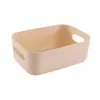 Caja de Almacenamiento Diversa de Escritorio de Plástico Cuadrada Cesta de Almacenamiento Organizador para el Hogar Cocina Cosméticos Almacenamiento de Snacks Cesta de Almacenamiento