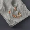 Colgante de circonita microincrustada en oro real de 18 quilates galvanizado accesorios para pasador de pelo, pendientes, pulsera hechos a mano DIY 20/bolsa