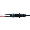 Diapasón Negro Personalizado Dc5521 con Culata Roscada Puerto de Carga Hembra Dc022B con Extensión de Conexión por Cable Cable de Alimentación