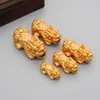 Prata 999 para Pé Acessórios de Prata Dura 3D Ouro Galvanizado Sorte Yuanbao Contas Pixiu Acessórios Tecidos DIY Feitos à Mão
