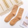 Calcetines de Coral Fleece de Invierno Personalizados Transfronterizos para Hombre, Calcetines Gruesos de Coral Fleece para Casa, Calcetines Calentadores para el Suelo, Calcetines de Media Caña para Hombre