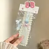 Grampo de cabelo com fita mágica para testa e nuca, clipe para franja, ferramenta para arrumar o cabelo, acessório de cabelo simples estilo coreano para mulheres