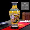Jarrón de cerámica Jingdezhen, jarrón grande de suelo chino, arreglo floral, decoración moderna para sala de estar de hotel, decoración de mueble de TV