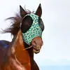 Fábrica en stock y entrega rápida Capucha antimosquitos para caballos Máscara transpirable para caballos Máscara para caballos con varios estampados Suministros ecuestres