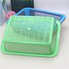 Cesta Rectangular para Verduras Almacenamiento Cesta de Almacenamiento para Lavar Verduras Cesta de Almacenamiento de Plástico Cesta para Frutas y Verduras Cesta Larga Marco Largo Pequeño