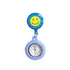 Al por mayor Moda y Lindo Cara Sonriente Enfermera Reloj Estudiante Examen Reloj Colgante Clip Reloj de Cuarzo Elástico Fabricante Stock Listo