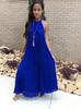 L0110 AliExpress Amazon Vestido de verão sexy plissado feminino europeu e americano